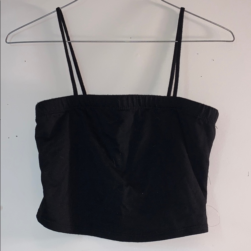 ☀️Black PacSun crop top